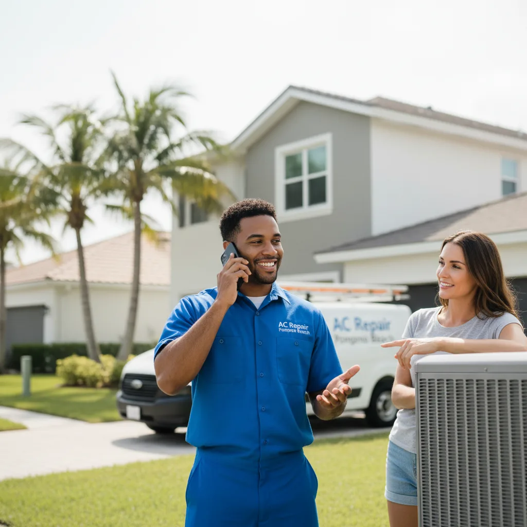 AC Repair Pompano Beach customer support in Aston